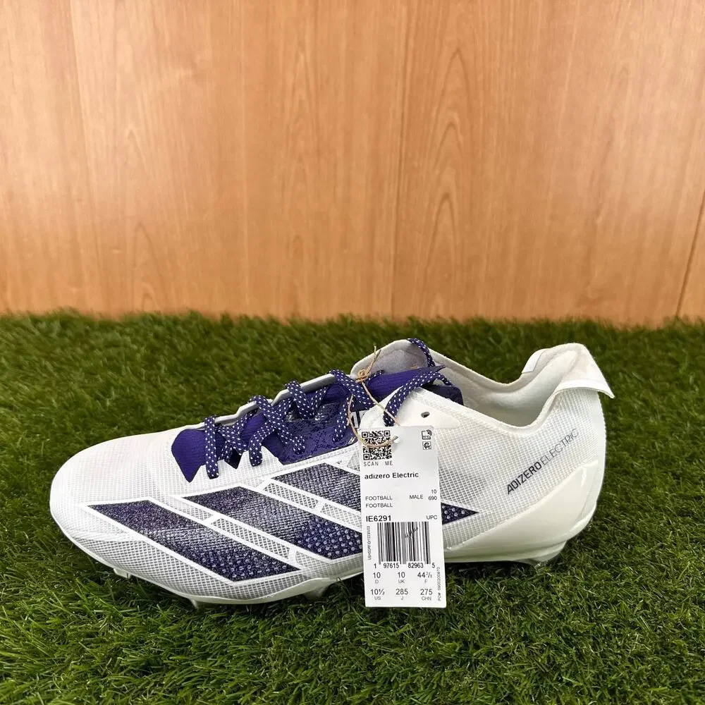 adidas Adizero Electric II Team College Purple Football Cleats IE6291 Sz 10.5